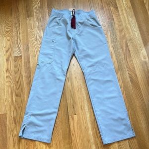 Figs Kade Cargo Scrub Pant in Cement